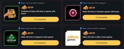 Wanted Win achievements