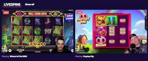 Livespins at StakeWin Casino