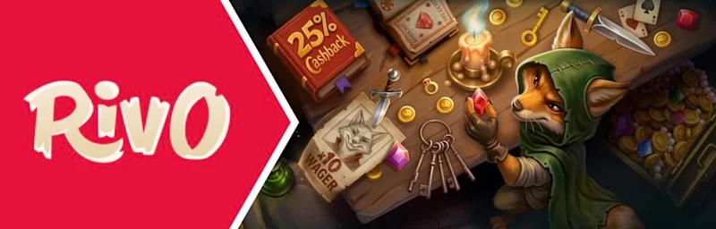 Rivo Casino  - Huge Bonus, Small Wagering 🔥